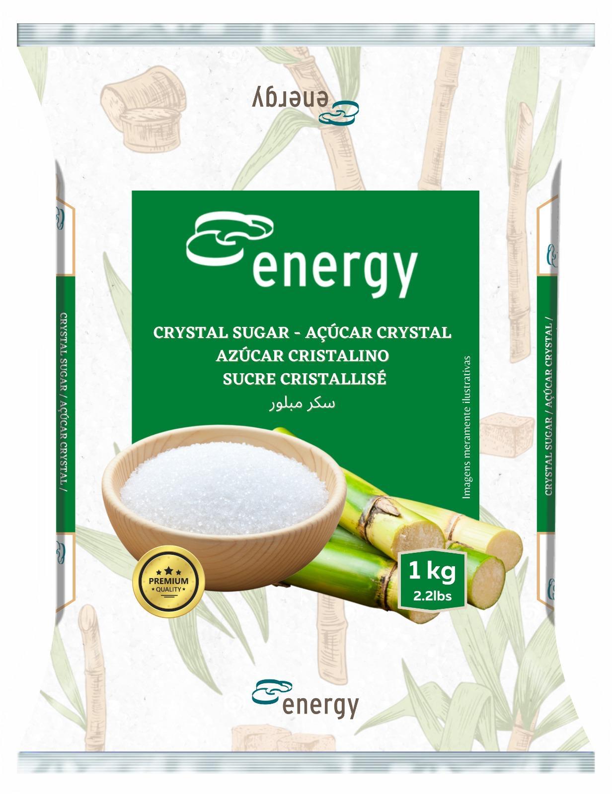 Energy Crystal Sugar Close-up